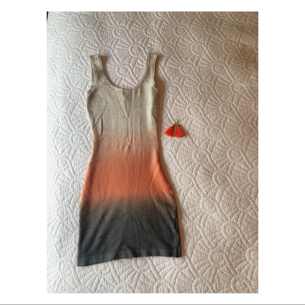 Marciano Ombré fitted dress